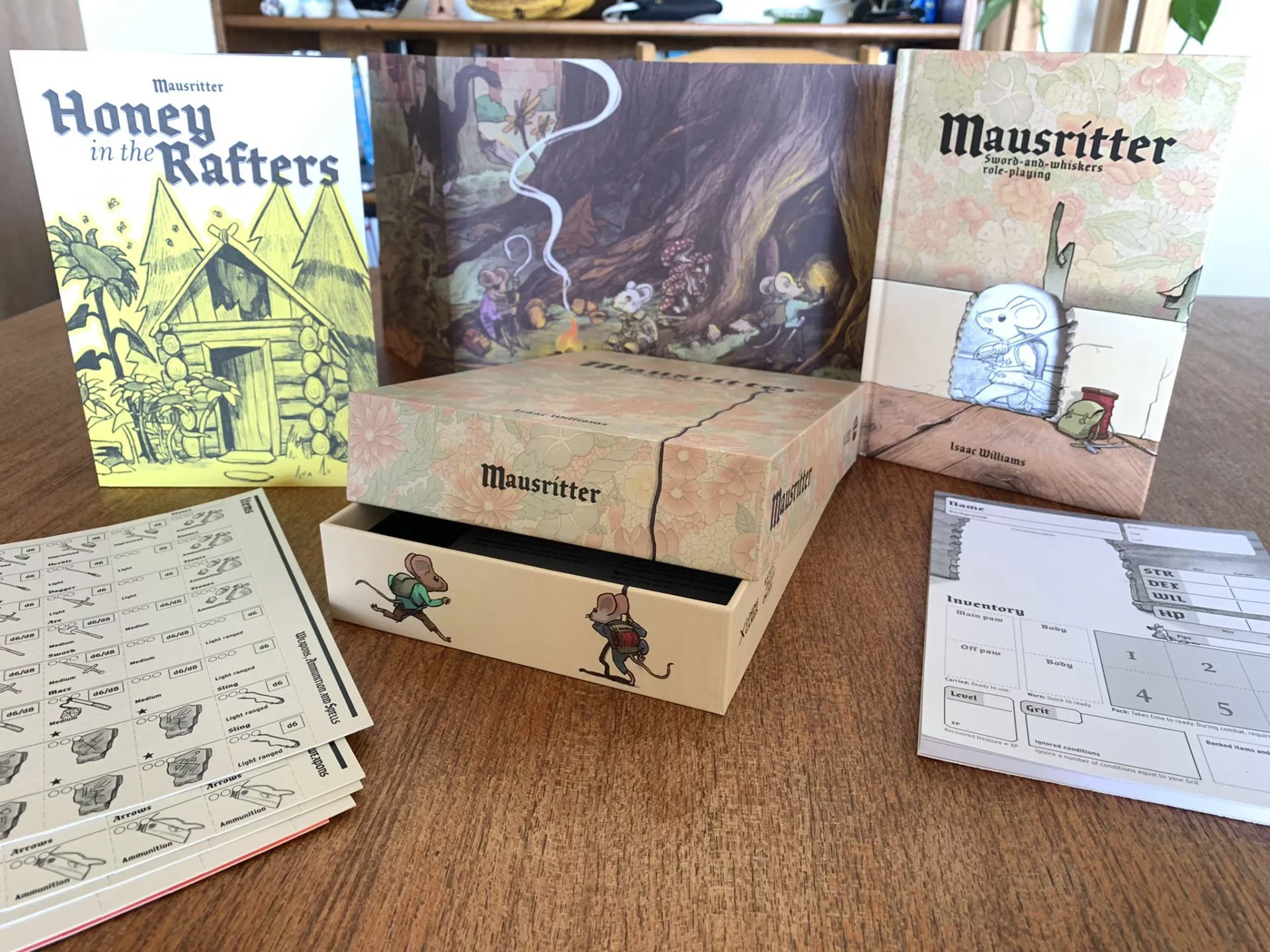 La boîte de base de Mauseritter en VO La boîte de base de Mauseritter en VO